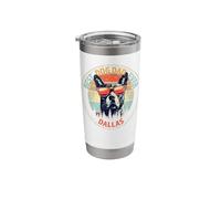 Dallas Best Dog Dad Ever Funny Custom Personalized Name Stainless Steel Insulated Tumbler