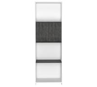 Dallas Bookcase - White and Grey