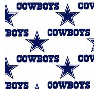 Dallas Cowboys Cotton Fabric - NFL Team Logo Cotton Fabric by The Yard, Fat Quarter, Half Yard, 1 Yard, 2 Yard Cuts