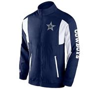 Dallas Cowboys Foundation Crinkle Track Jacket - S
