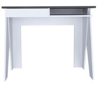 Dallas Desk - 1 Drawer - White and Grey