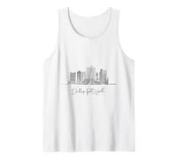 Dallas-Fort Worth Texas Skyline US Travel Souvenirs Tank Top