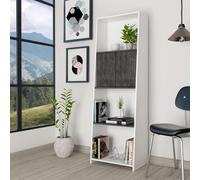 Core Products Dallas Home Office Bookcase with Doors, White