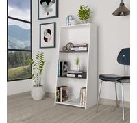 Core Products Dallas Home Office Low Bookcase, 3 Shelves, White