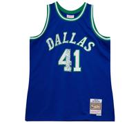 Dallas Mavericks NBA Jersey Dirk Nowitzki 1998/99 Bleu M
