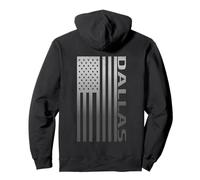 Dallas Patriotic Flag Proud American City Pullover Hoodie