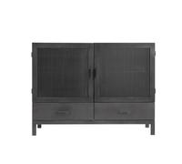 Dallas Showcase Cabinet Black
