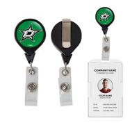Dallas Stars NHL Team Retractable Badge Holder Ticket Clip Reel ID