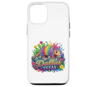 Dallas Texas Fun Colorful Armadillo Novelty Souvenir Case for iPhone 12/12 Pro