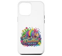 Dallas Texas Fun Colorful Armadillo Novelty Souvenir Case for iPhone 12 Pro Max