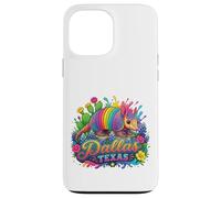 Dallas Texas Fun Colorful Armadillo Novelty Souvenir Case for iPhone 13 Pro Max