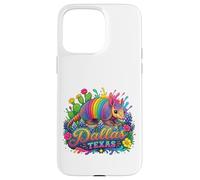 Dallas Texas Fun Colorful Armadillo Novelty Souvenir Case for iPhone 15 Pro Max