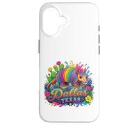 Dallas Texas Fun Colorful Armadillo Novelty Souvenir Case for iPhone 16
