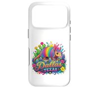 Dallas Texas Fun Colorful Armadillo Novelty Souvenir Case for iPhone 17 Pro