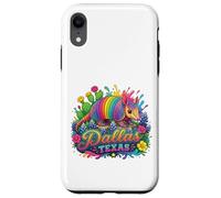 Dallas Texas Fun Colorful Armadillo Novelty Souvenir Case for iPhone XR