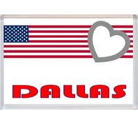 Dallas - Texas - Love USA/American Cities - Jumbo Fridge Magnet (United States of America)