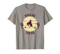 Dallas Texas Western Desert Rodeo Cowboy Sunset T-Shirt