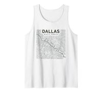 Dallas Tshirt Texas TX 1841 Retro Vintage Trip Vacation USA Tank Top
