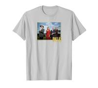 Dallas TV Series Cast T-Shirt, Men, Silver Grey, Large