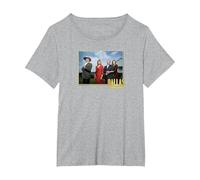 Dallas TV Series Cast T-Shirt, Women's Plus, Heather Grey, 4X
