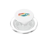 Dallas Vintage Inspired Retro Stripe Streetwear Texas PopSockets PopGrip for MagSafe