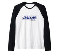 Dallas y2k Texas Vintage Inspired 90s Gen Z Frutiger Vibes Raglan Baseball Tee