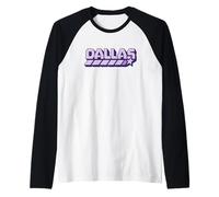 Dallas y2k Texas Vintage Inspired 90s Gen Z Frutiger Vibes Raglan Baseball Tee