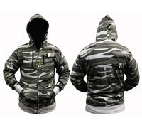 Dallaswear Adults Camo Combat Zip Hoodies/Hooded Top - 8 Camo Colours to Choose from! (XXXXXL, Urban Camo)