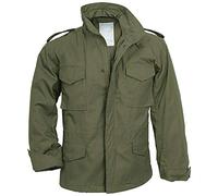 Dallaswear Classic M65 Military Flight Jacket (with removable lining) (Olive, Small)