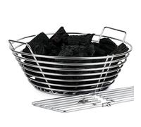 Dallden Stainless Steel Charcoal Ash Basket for Large Big Green Egg & Kamado Joe Classic, Lump Charcoal Basket with Divider,Accessories for Big Green Egg