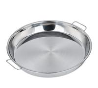 Dallden Stainless Steel Heavy Duty Drip Pan - 12.5" Round for Big Green Egg Large, for Weber Kettle & Kamado Grills,Reusable Roasting Pan & Baking Tray