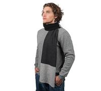 DALLE PIANE CASHMERE - 3 colors scarf 100% cashmere - Made in Italy - Man, Color: Black/Grey/Anthracite, One size