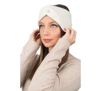 Dalle Piane Cashmere - Cashmere Blend Headband Made in Italy Cream One Size