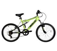 Dallingridge Blade Junior Full Sus Mountain Bike, 20" Wheel, 6 Speed - Lime Green