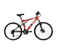 Dallingridge Duke DS Full Suspension Mountain Bike, 26" Wheel - Red