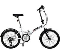 Dallingridge Freedom Folding Commuter Bicycle, 20" Wheel, 6 Speed - White Dallingridge White