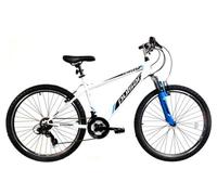 Dallingridge Pulsar Hardtail Mountain Bike, 26in Wheel - Ice White/Blue in White Dallingridge White