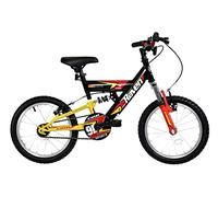 Dallingridge Raven Boys Full Suspension Mountain Bike, 16" Wheel - Black/Yellow/Red