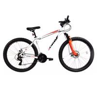 Dallingridge Viscount Hardtail Mountain Bike, 27.5in Wheel, 15in Frame - White/Red in Red | Size: 15 inches Dallingridge Red 15 inches