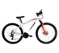 Dallingridge Viscount Hardtail Mountain Bike, 27.5in Wheel, 17in Frame - White/Red in White Dallingridge White