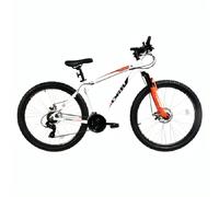 Dallingridge Viscount Mens Mountain Bike, 27.5in Wheel, 17in Frame - White/Red