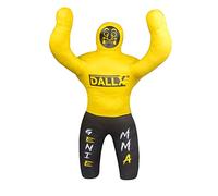 DALLX Kids Grappling Dummy for Fitness Training Practice Wrestling Judo Karate MMA Punching Dummy for Kids Jiu-Jitsu - UNFILLED (Yellow, 40")
