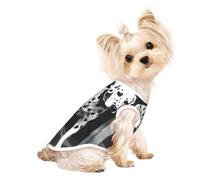 Dalmatian 1 Print Dog Shirt Summer Pet T-Shirts Stretchy Cats Dogs Tee Shirt Sleeveless Tank Top Dog Vest