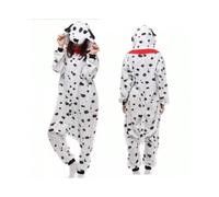 (Dalmatian, 100 for height 90-100cm) Children's chicken, duck, Dalmatian, flying mouse, Sesame Street squirrel, horse, turtle cartoon one-piece pajamas performance costumes
