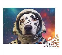 Dalmatian Astronaut 1000 Piece Jigsaw Puzzle for Adults, 70x50cm/1000pcs, Relaxing Screen-Free Hobby, Relaxing Indoor Time And Puzzle Lovers