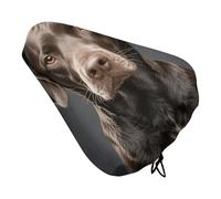 Dalmatian Bike Seat Cover Waterproof Oxford Fabric, Universal Adjustable Bicycle Saddle Cover with Drawstring Easy Install Protective Rain Dust Covers for Women Men