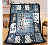 Dalmatian Blanket Dog Throw Blanket Dalmatian Dog Flannel Stuff Merch Cozy Decor Fleece Plush Fuzzy Warm Soft Lightweight Bedding Gifts for Animal Lover Girls Women Men Boy Couch Sofa 50"X40"