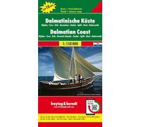 Dalmatian Coast: 1:150000: Toeristische wegenkaart 1:150 000