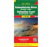 Dalmatian Coast 1 Zadar/Kornaten/Zadar f&b: Toeristische wegenkaart 1:100 000