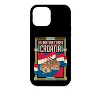 Dalmatian Coast Croatia Flag Coastal Town Travel Art Case for iPhone 12 Pro Max